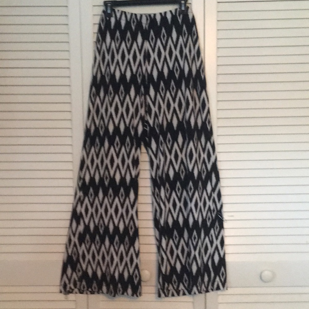 Black & White Pallazo Pants